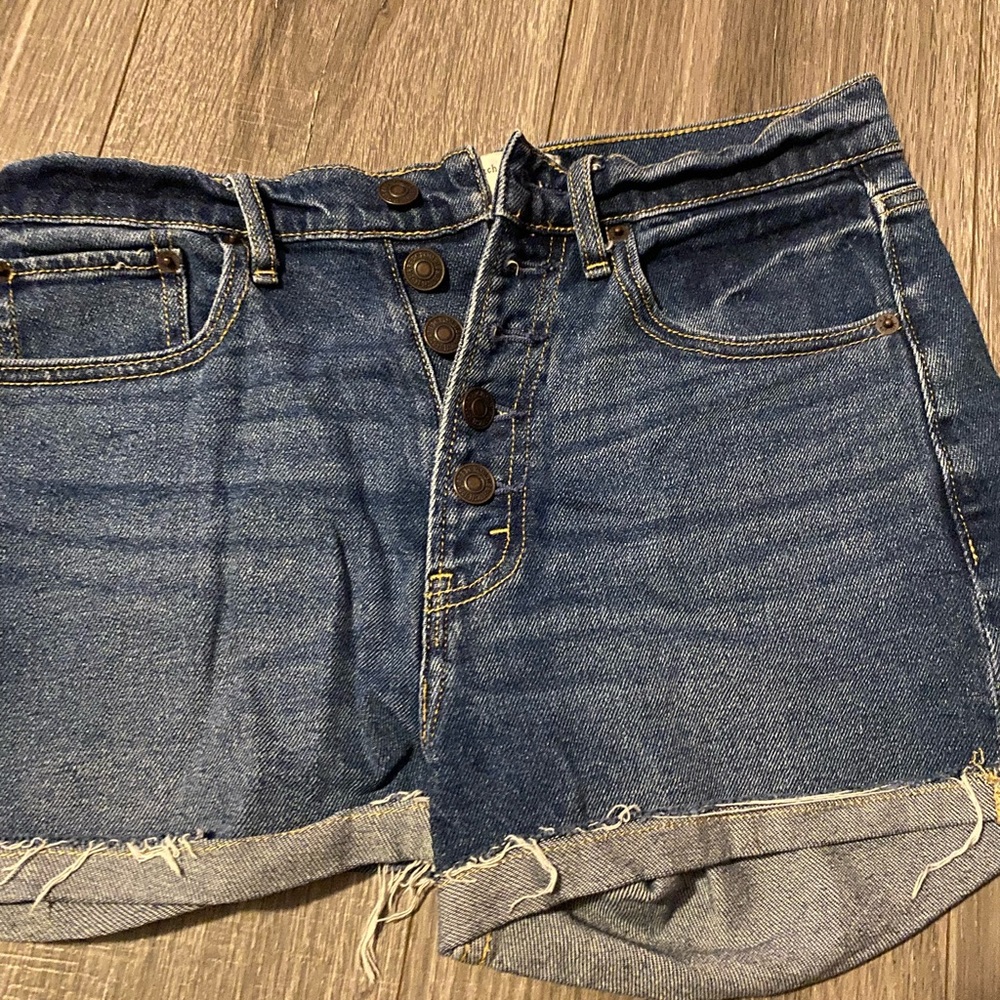 Abercrombie high rise shorts